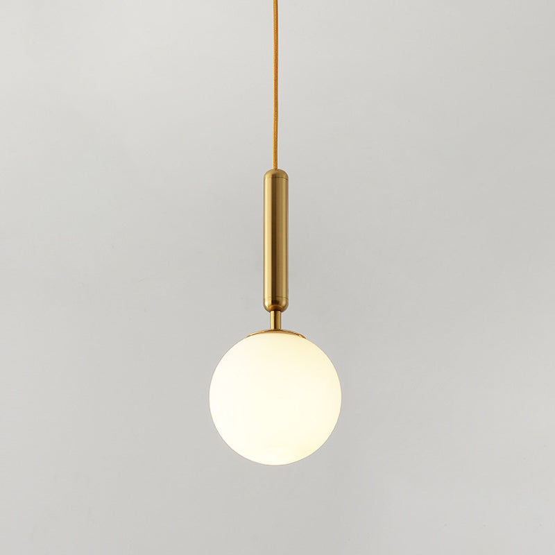 Suspension contemporaine en verre pour salon