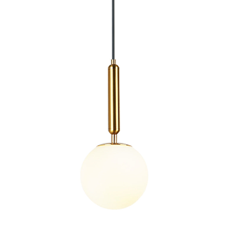 Suspension contemporaine en verre pour salon