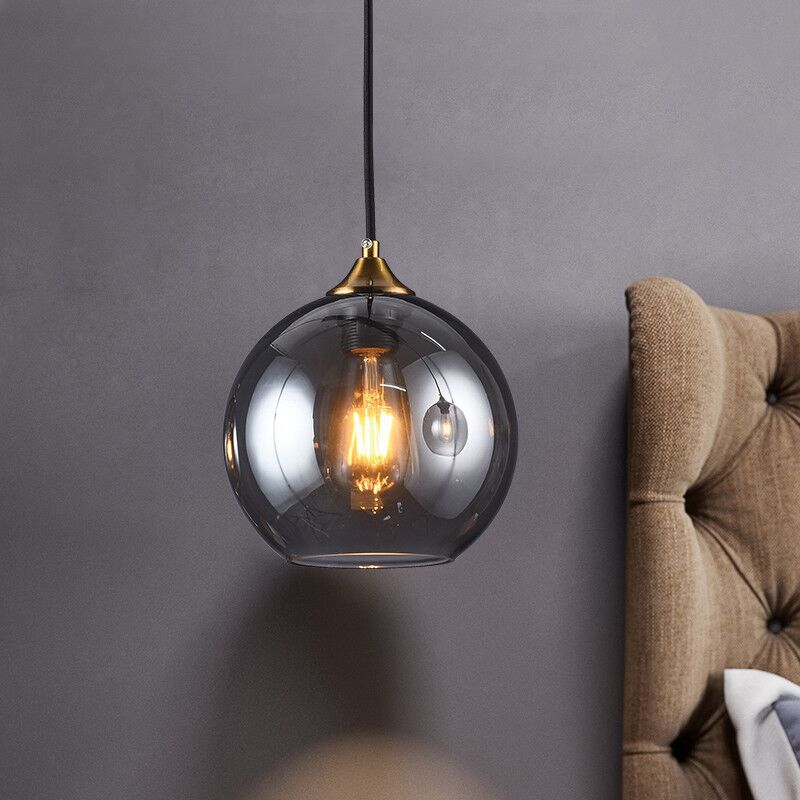 Suspensions contemporaines en verre soufflé pour chambres à coucher