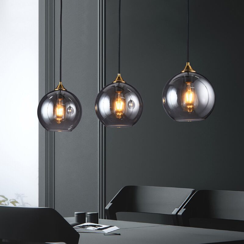 Suspensions contemporaines en verre soufflé pour chambres à coucher