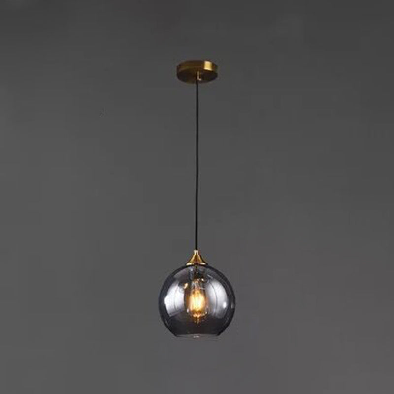 Suspensions contemporaines en verre soufflé pour chambres à coucher