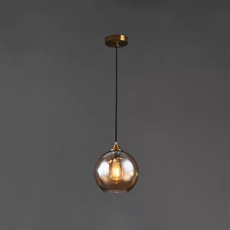 Suspensions contemporaines en verre soufflé pour chambres à coucher