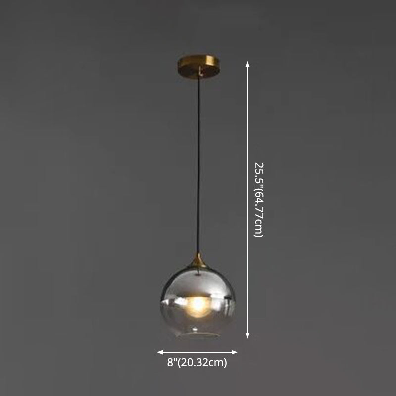 Suspensions contemporaines en verre soufflé pour chambres à coucher
