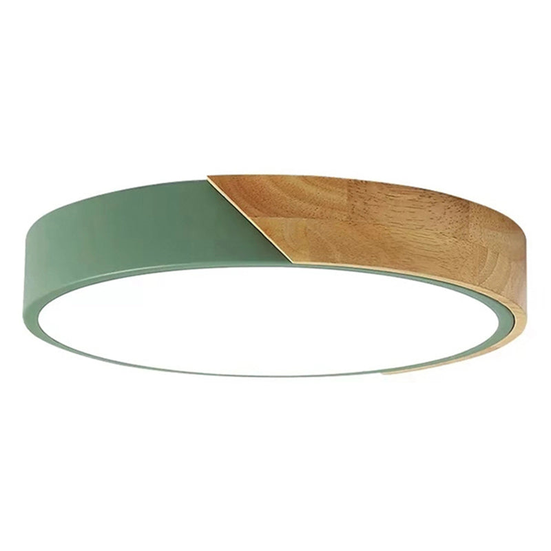 Nordic LED Flush Mount Bedroom Ceiling Light with Acrylic Shade