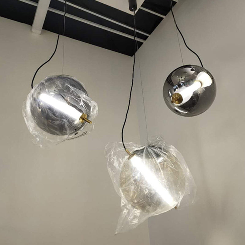 Modern Glass Pendant Light with LED for Stylish Kitchens