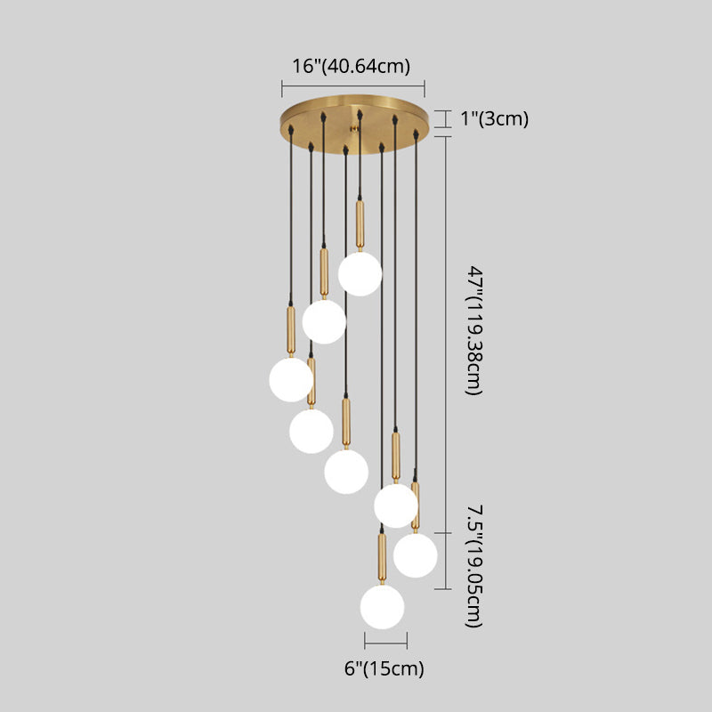 Minimalist Globe Pendant Light for Modern Living Rooms