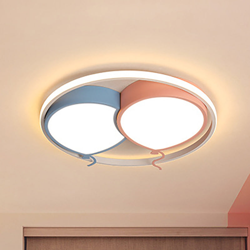 Kids Balloon Ceiling Mount Light - Acrylic LED Ceiling Lamp for Nursing Room
