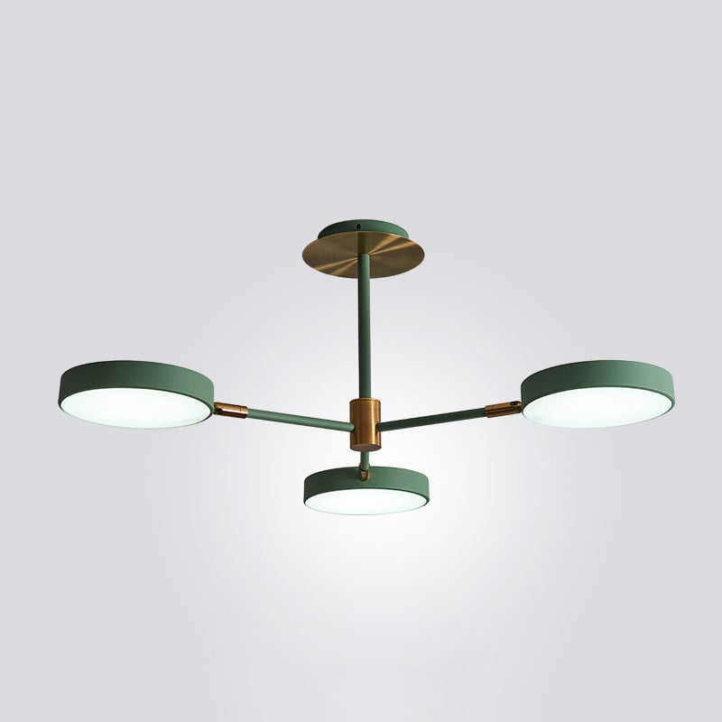 Carlotta - Round Round Ceiling Chandelier Ultra-Contemporary Metal Hanging Ceiling Lights for Living Room
