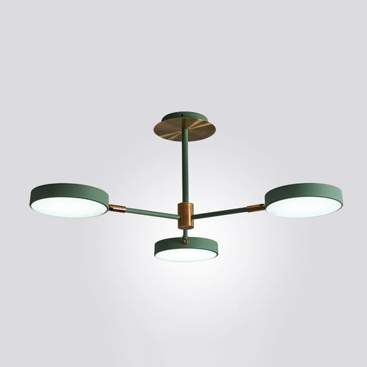 Carlotta - Round Round Ceiling Chandelier Ultra-Contemporary Metal Hanging Ceiling Lights for Living Room