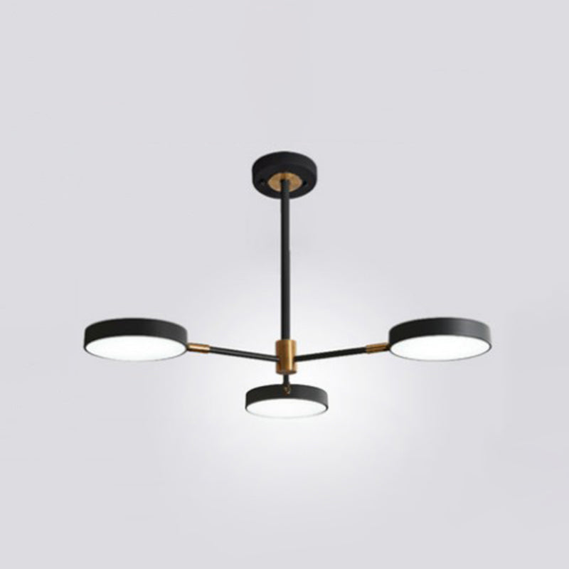 Carlotta - Round Round Ceiling Chandelier Ultra-Contemporary Metal Hanging Ceiling Lights for Living Room