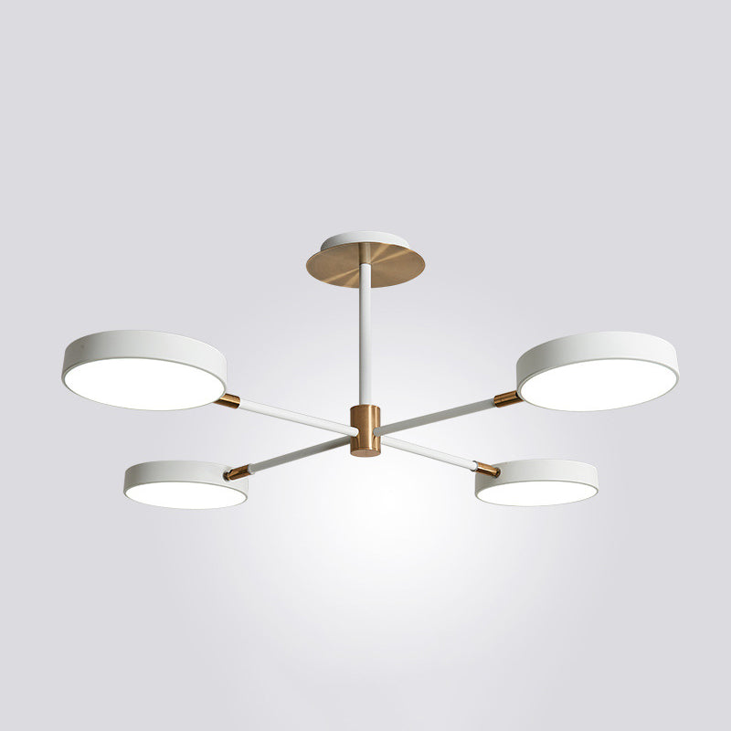 Carlotta - Round Round Ceiling Chandelier Ultra-Contemporary Metal Hanging Ceiling Lights for Living Room