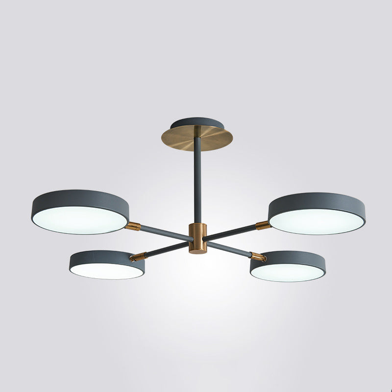 Carlotta - Round Round Ceiling Chandelier Ultra-Contemporary Metal Hanging Ceiling Lights for Living Room