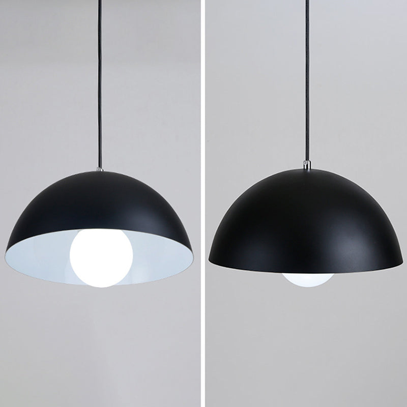 Dome Pendant Ceiling Light – Modern Metal Design with 1 Light – Ideal for Restaurant