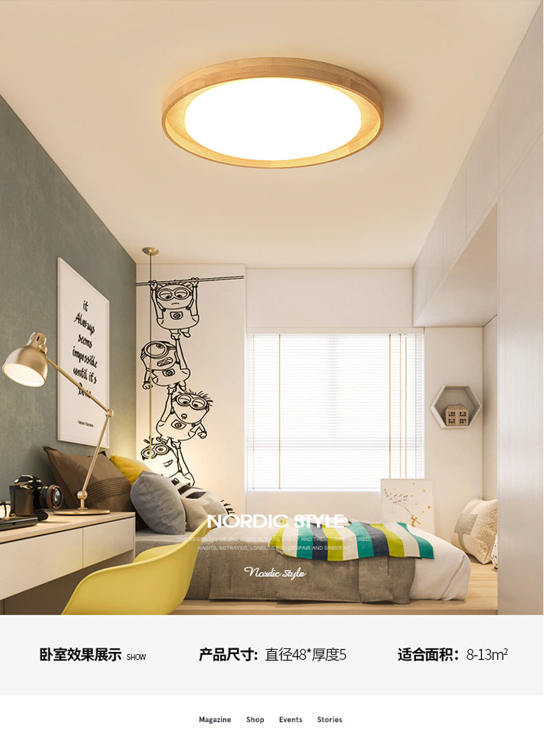 Modern Circle Semi Flush Mount Light Fixture - Stylish Acrylic Ceiling Light for Bedrooms