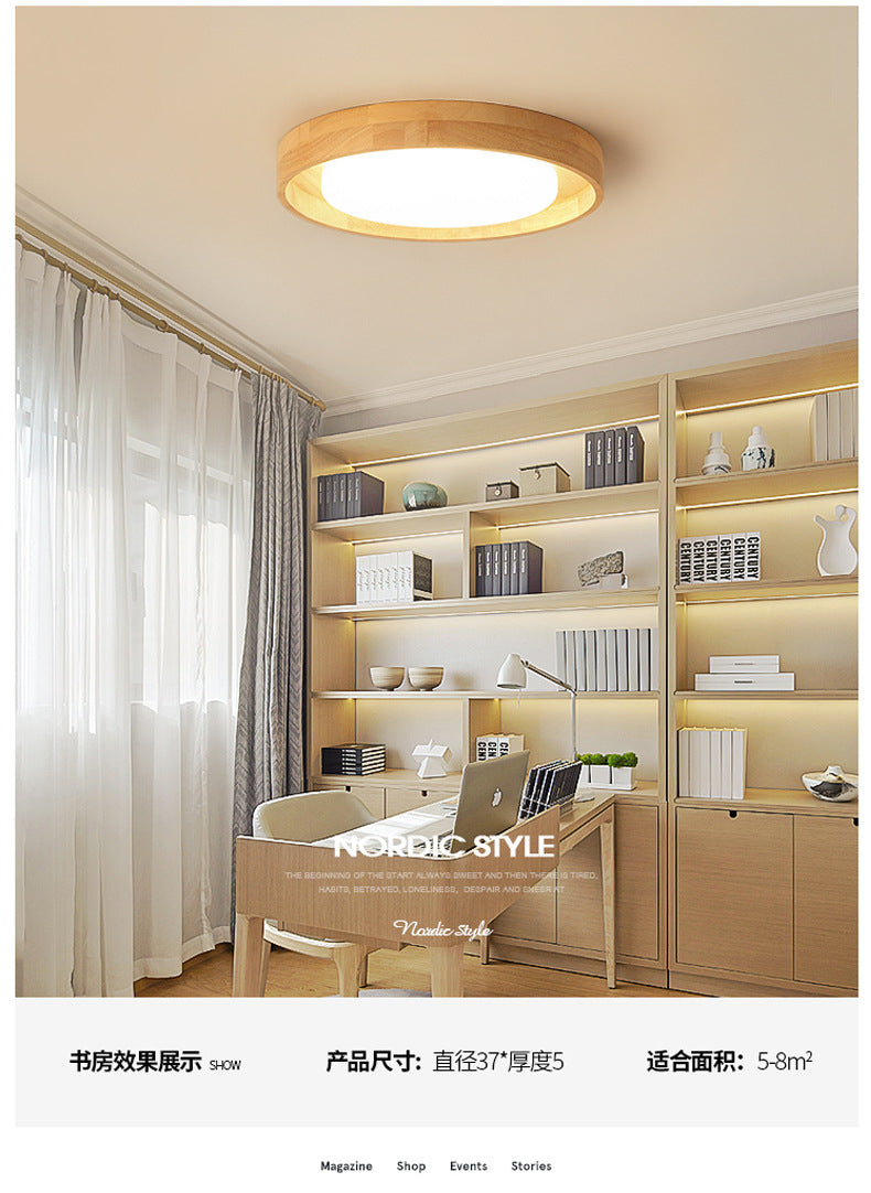 Modern Circle Semi Flush Mount Light Fixture - Stylish Acrylic Ceiling Light for Bedrooms