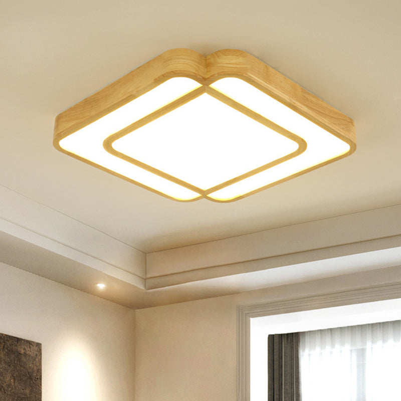 Contemporary Acrylic Semi Flush Chandelier - Stylish Ceiling Mounted Fixture For Living Room