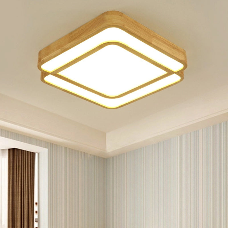Contemporary Acrylic Semi Flush Chandelier - Stylish Ceiling Mounted Fixture For Living Room