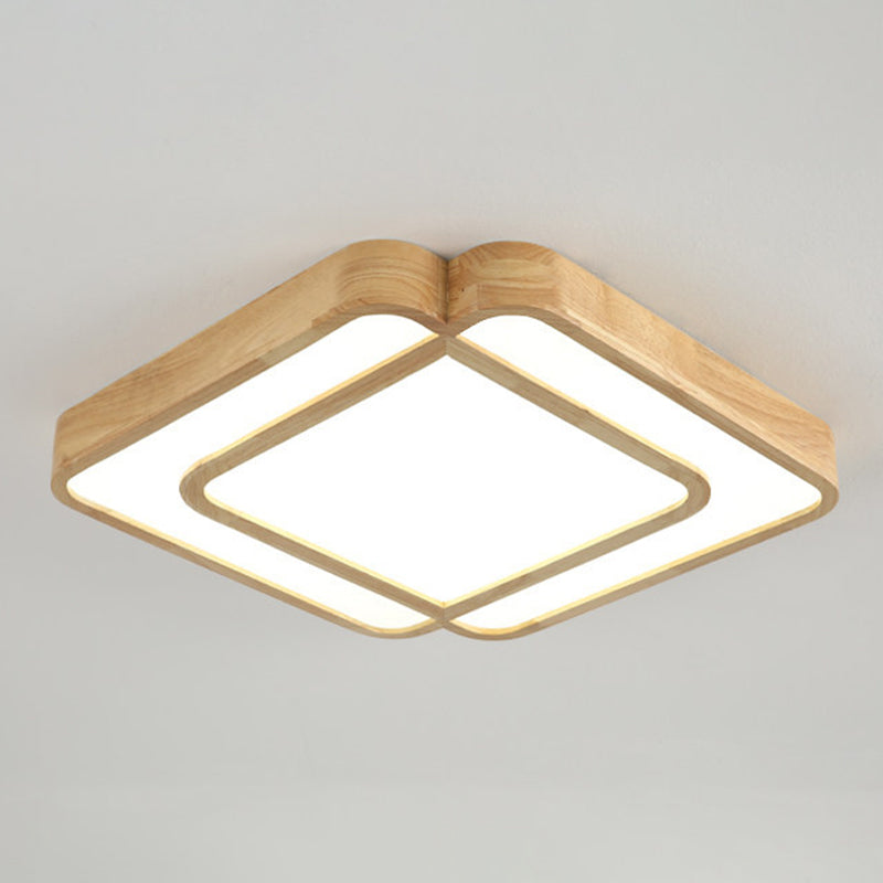 Contemporary Acrylic Semi Flush Chandelier - Stylish Ceiling Mounted Fixture For Living Room