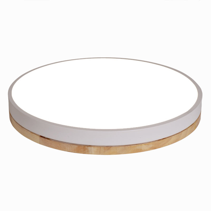 Minimalistic Flush Mount Ceiling Light - 1 Light, Acrylic Disk Design