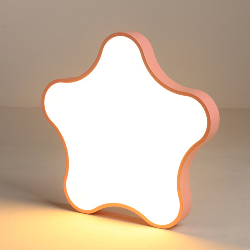Plafonnier contemporain en forme d'étoile - Plafonnier en métal à 1 lampe