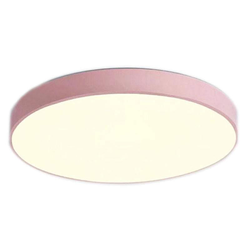 Minimalist LED Flush Mount Ceiling Light Fixture with Acrylic Chandelier Accent for Bedroom