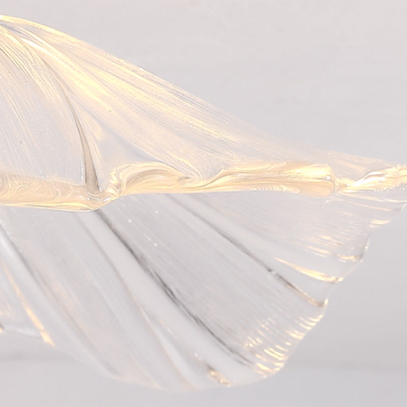 Classic Glass Ceiling Light Fixture w/ Brass Lamp Holder for Corridors