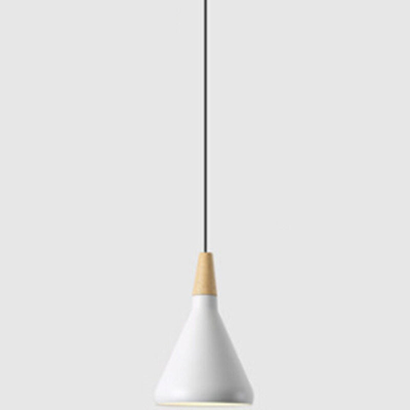 Simplicity Pendant Light with Multi Color Options - Nordic Macaroon Aluminum Lampshade, Perfect for Kitchen - 1-Light Hanging Lamp