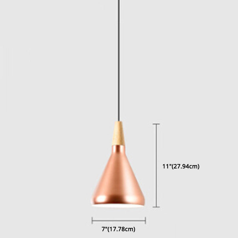 Simplicity Pendant Light with Multi Color Options - Nordic Macaroon Aluminum Lampshade, Perfect for Kitchen - 1-Light Hanging Lamp
