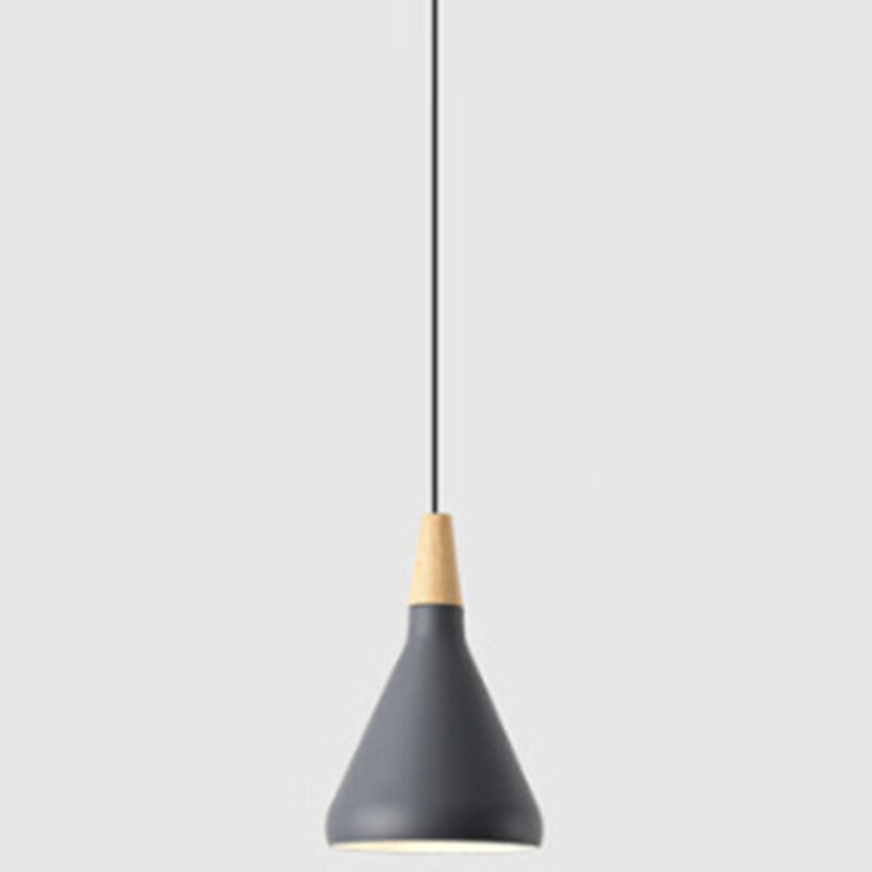 Simplicity Pendant Light with Multi Color Options - Nordic Macaroon Aluminum Lampshade, Perfect for Kitchen - 1-Light Hanging Lamp
