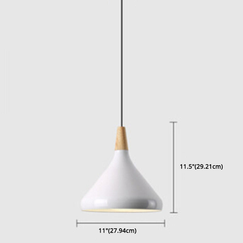Simplicity Pendant Light with Multi Color Options - Nordic Macaroon Aluminum Lampshade, Perfect for Kitchen - 1-Light Hanging Lamp