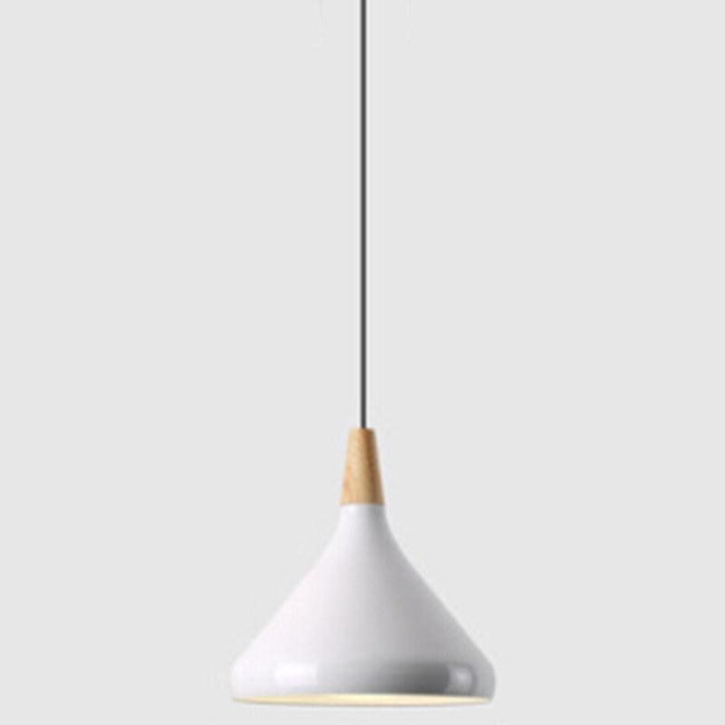 Simplicity Pendant Light with Multi Color Options - Nordic Macaroon Aluminum Lampshade, Perfect for Kitchen - 1-Light Hanging Lamp