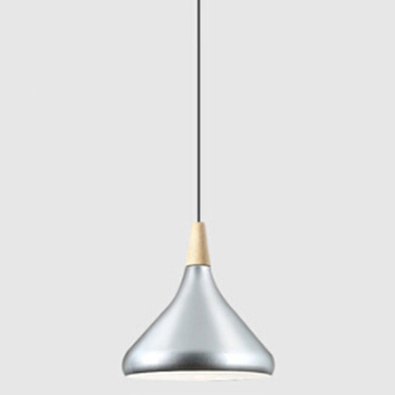 Simplicity Pendant Light with Multi Color Options - Nordic Macaroon Aluminum Lampshade, Perfect for Kitchen - 1-Light Hanging Lamp