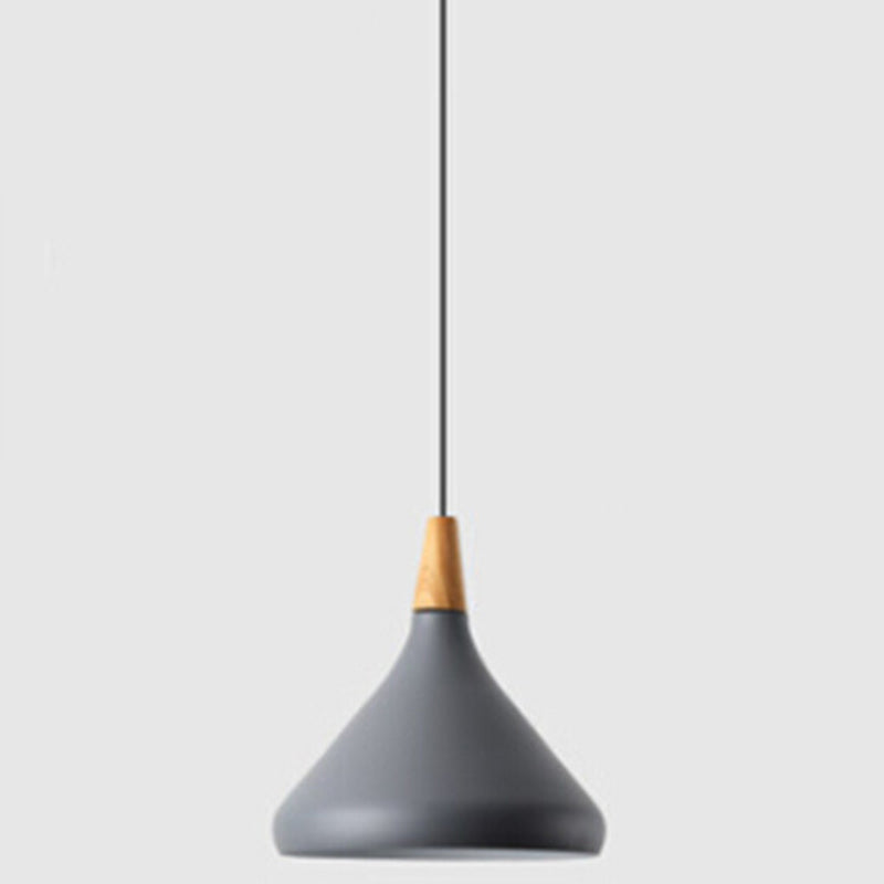 Simplicity Pendant Light with Multi Color Options - Nordic Macaroon Aluminum Lampshade, Perfect for Kitchen - 1-Light Hanging Lamp