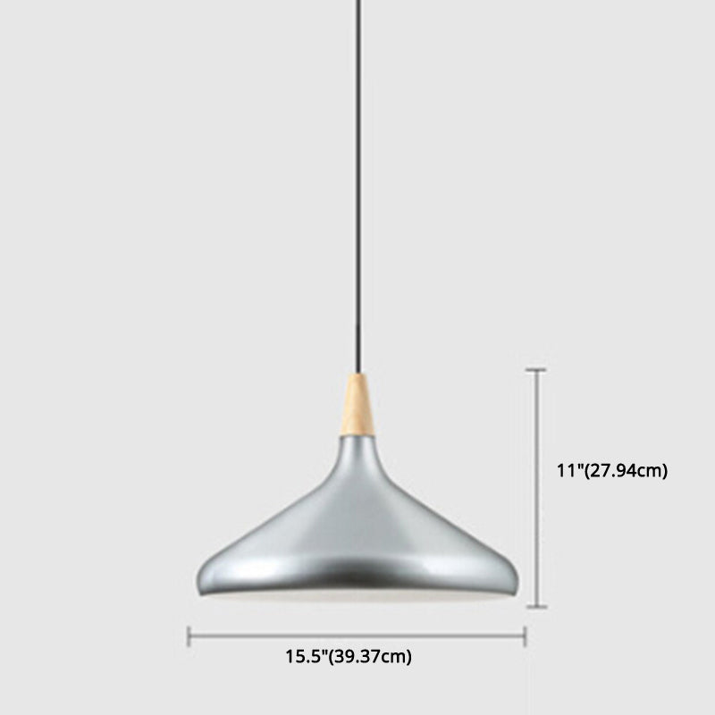 Simplicity Pendant Light with Multi Color Options - Nordic Macaroon Aluminum Lampshade, Perfect for Kitchen - 1-Light Hanging Lamp