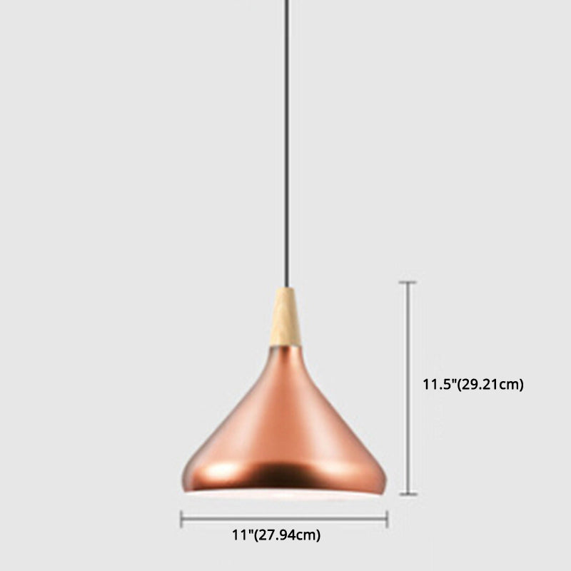 Simplicity Pendant Light with Multi Color Options - Nordic Macaroon Aluminum Lampshade, Perfect for Kitchen - 1-Light Hanging Lamp