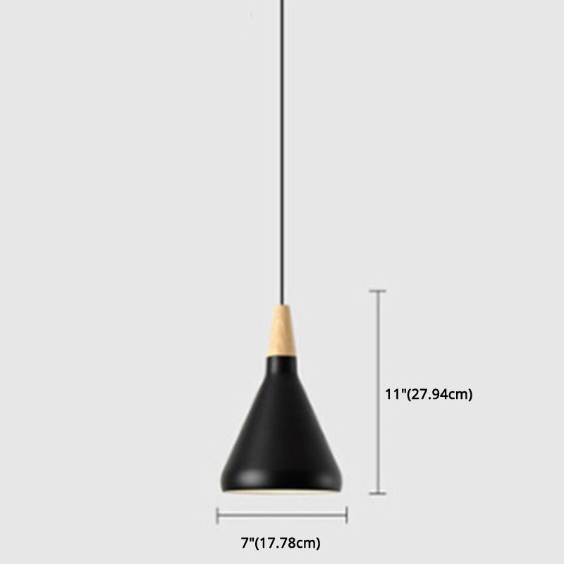 Simplicity Pendant Light with Multi Color Options - Nordic Macaroon Aluminum Lampshade, Perfect for Kitchen - 1-Light Hanging Lamp