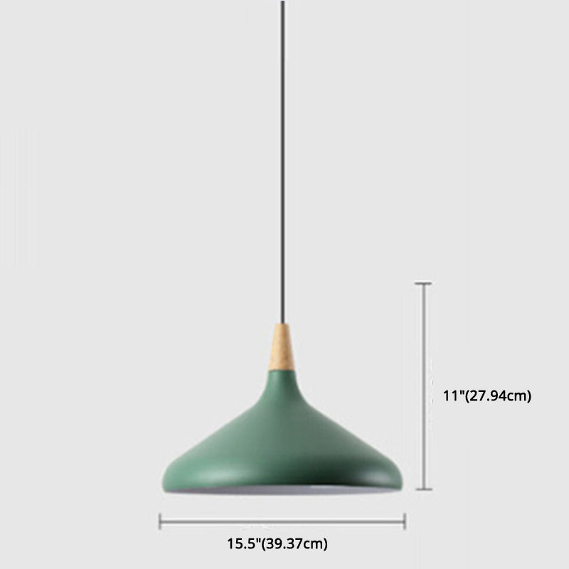 Simplicity Pendant Light: Nordic Macaroon Aluminum Lampshade | Multi Color Options Ideal 1-Light