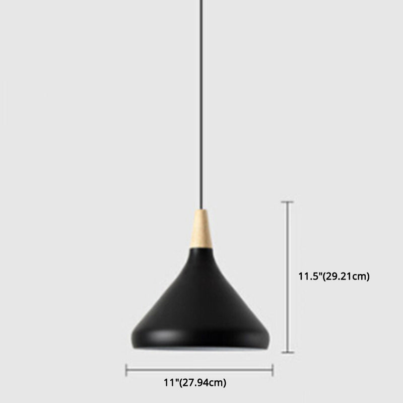 Simplicity Pendant Light with Multi Color Options - Nordic Macaroon Aluminum Lampshade, Perfect for Kitchen - 1-Light Hanging Lamp
