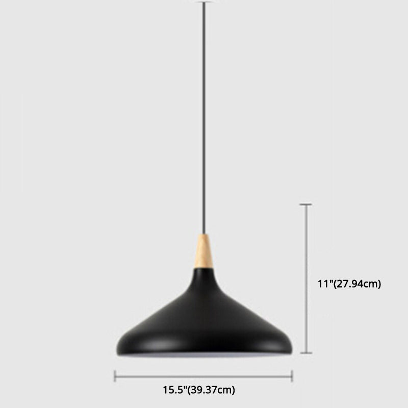Simplicity Pendant Light with Multi Color Options - Nordic Macaroon Aluminum Lampshade, Perfect for Kitchen - 1-Light Hanging Lamp