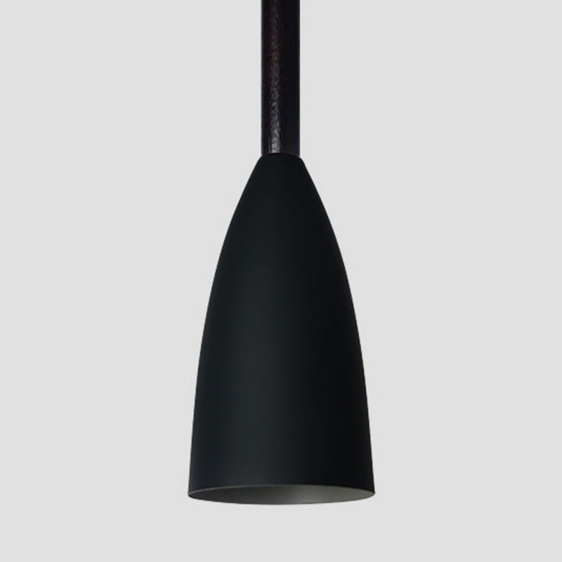 Macaroon Metal Goblet Pendant Lamp: Down Lighting Single Hanging Light for Dining Room
