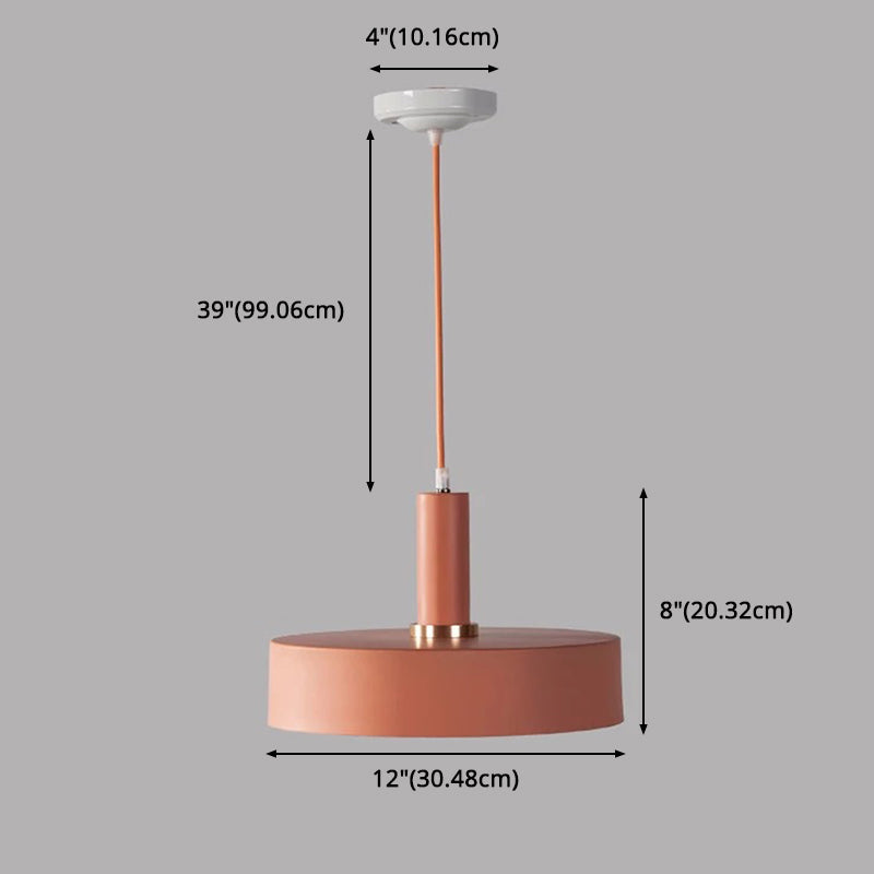 Modern Metal Down Lighting Pendant For Bedroom - Sleek And Stylish