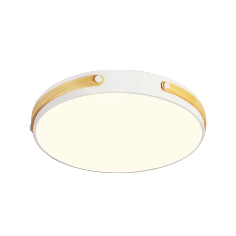 Modernist Acrylic LED Ceiling Lamp, Warm/White Light, 16"/21.5" Wide