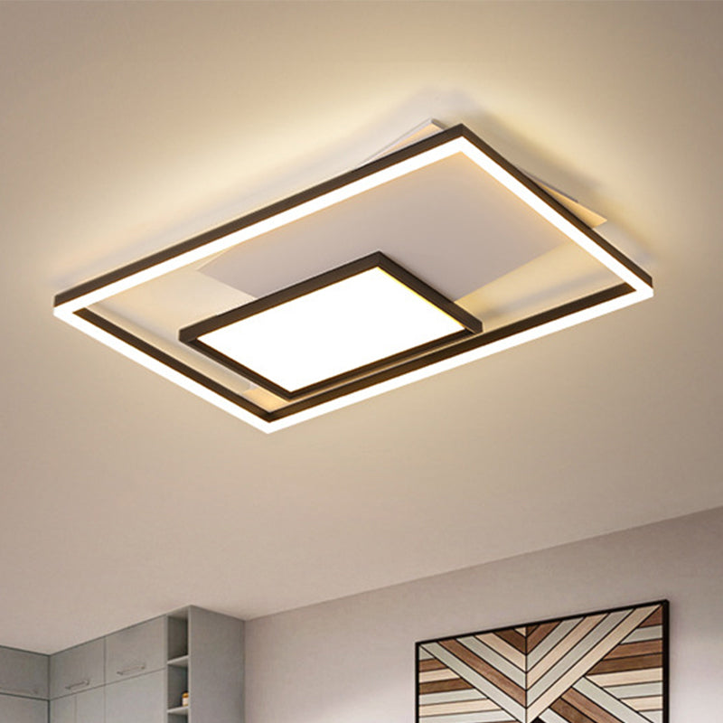 Flush Mount LED Rectangle Ceiling Light