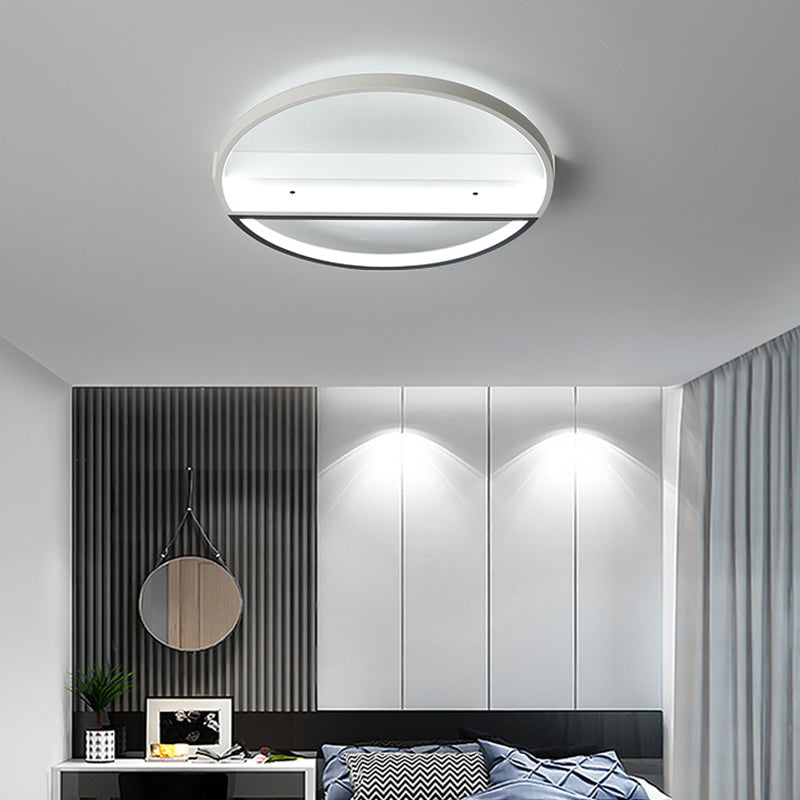 Minimalist Acrylic LED Ceiling Light - Flush Mount Ring Design