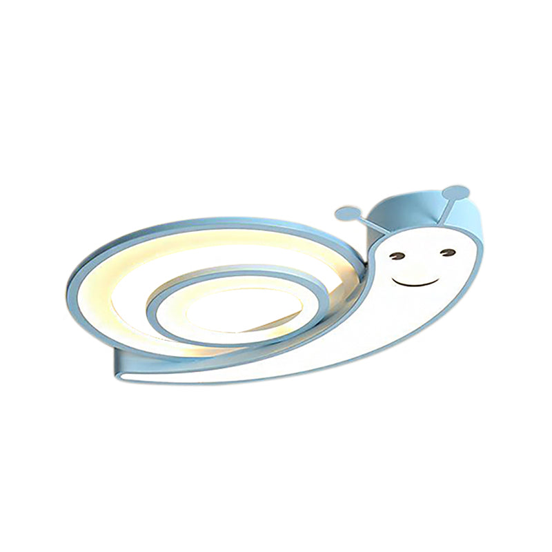 Cute Snail LED Ceiling Lamp - Perfect for Kindergarten Bedrooms!