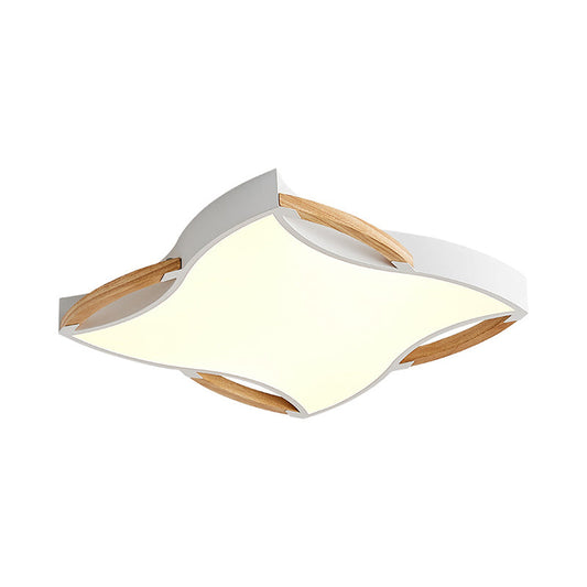 Modern Led White Starfish Flush Mount Ceiling Light Fixture - 16 / 19.5 Wide White/Natural