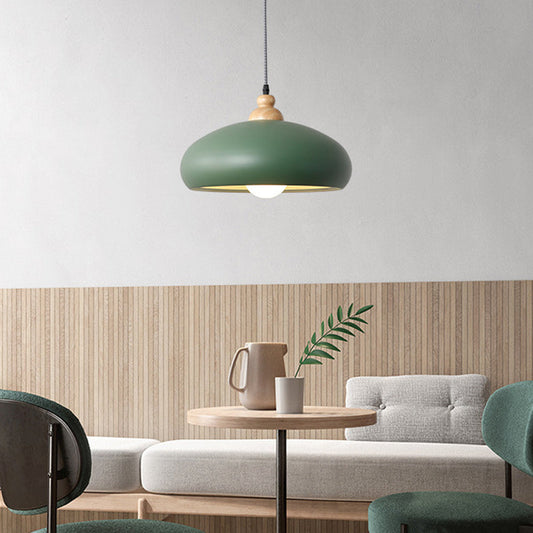 Macaron Ceiling Pendant Light - Metal, Grey/Pink/Green - Perfect for Living Room