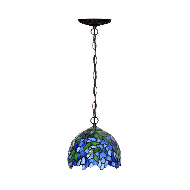 Lustre suspendu en verre taillé jaune Tiffany - Idéal pour la cuisine - 8"/12"/16" L