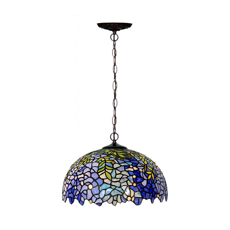 Lustre suspendu en verre taillé jaune Tiffany - Idéal pour la cuisine - 8"/12"/16" L