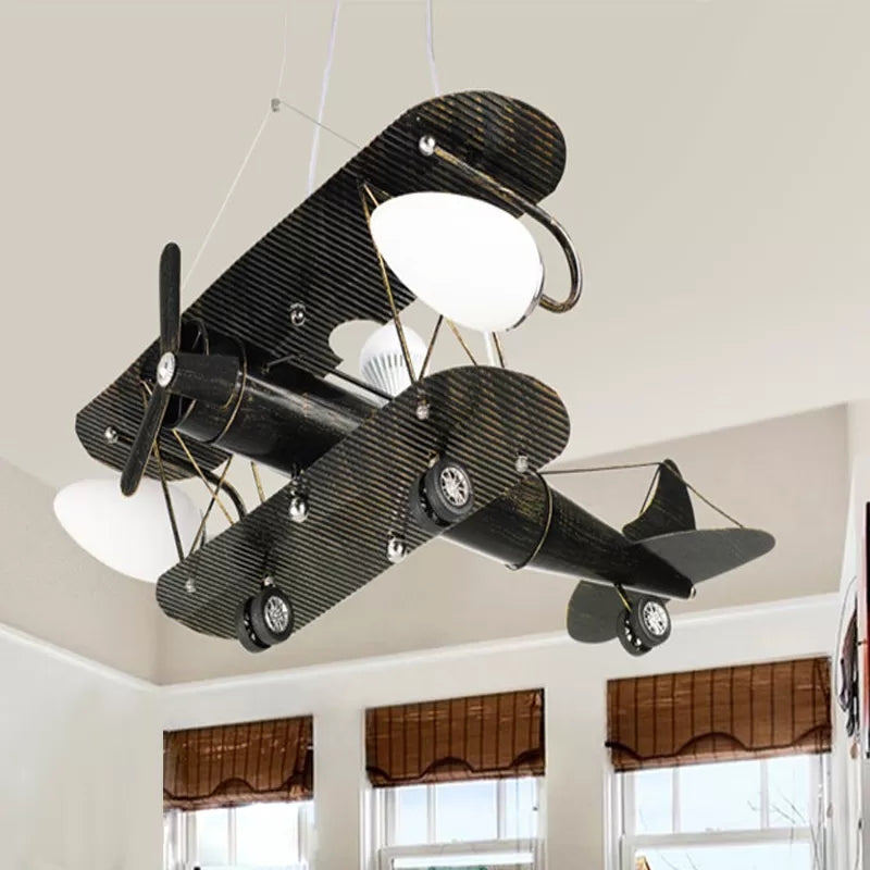 Vintage-Style Glider Kindergarten Metal Chandelier In Antique Brass

Note: Seo Is Important So Its